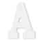6 Pack: 9" White MDF Whimsy Letter by Make Market®